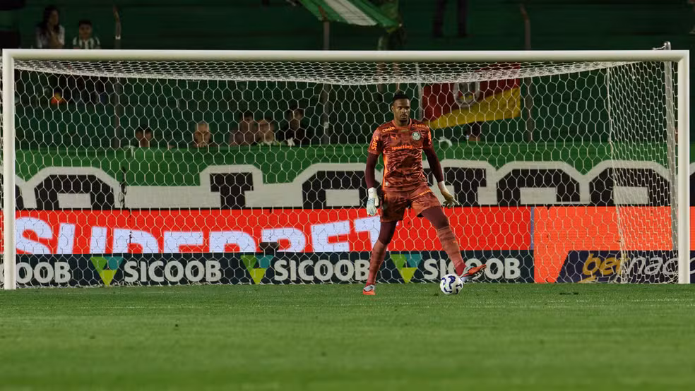 Carlos Miguel em Juventude x Palmeiras — Foto: Cesar Greco / Palmeiras